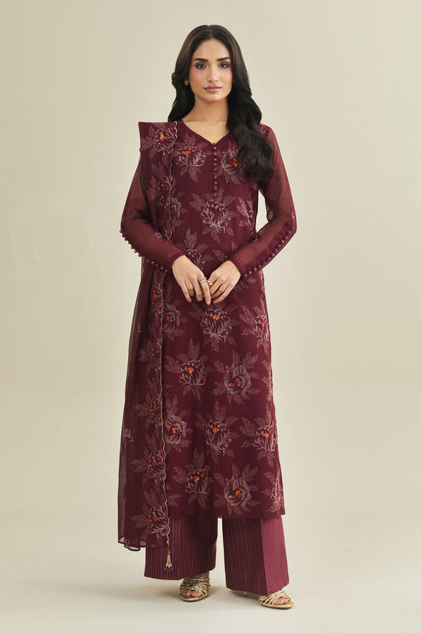KHAADI NET | EMBROIDERED | E1866